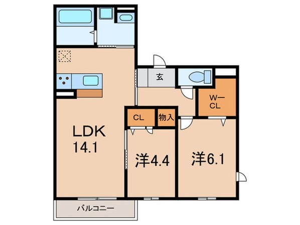 Ｍ＆Ｒ　ＡｉＫｉの物件間取画像